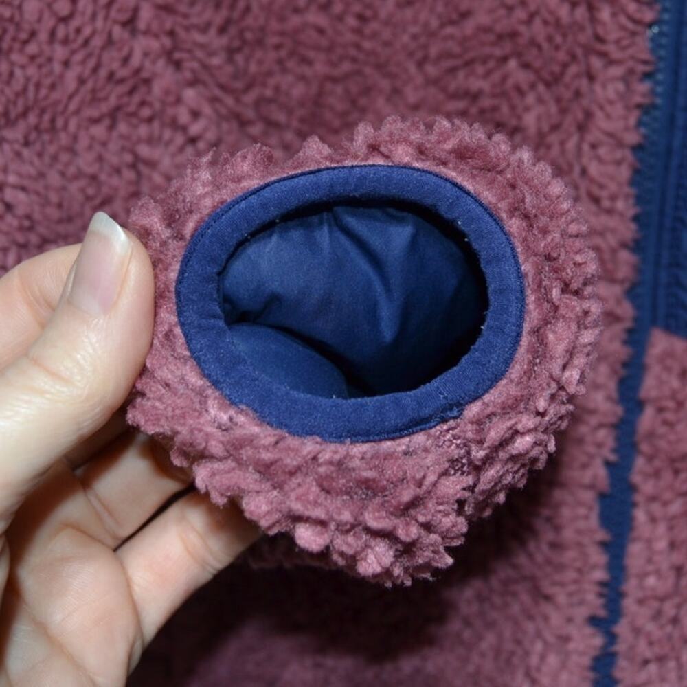 Patagonia Girl's Reversable Ready Freddy Hoody Jacket Kids Med 10 Full Zip - Picture 10 of 10